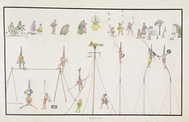 Akrobater, jonglører, efterlignere, entertainere fra The Gentil Album, udgivet i 1774