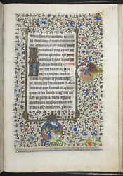 Tilføj Ms 18850 f.285r Book of Hours (The Bedford Hours) c.1410-30 (blæk, farve og guld på vellum)