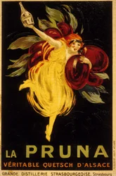 Annonce for Pruna (farve litho)