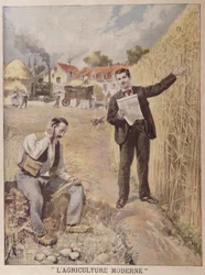 Annonce for magasinet LAgriculture Moderne, i Le Petit Journal, 4. april 1897 (farvegravering)