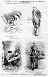 Annonceside for Balzacs værker - i "" Charivari"", juli 1842