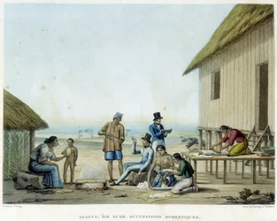 Agagna: Guam Island, indenlandske erhverv