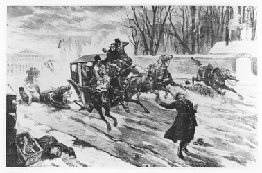 Alexander 2. myrdet i Sankt Petersborg, 13. marts 1881