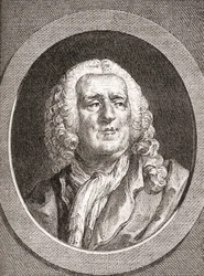 Alexis Piron, 1689 1773. Fransk epigrammatiker og dramatiker. Fra Les Heures Libres udgivet 1908.