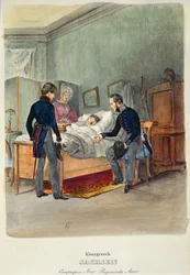 En hærlæge i kongeriget Sachsen, ca. 1840