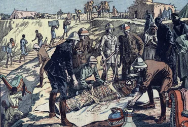 En engelsk mission opdager Tin Hinans grav, Algeriet