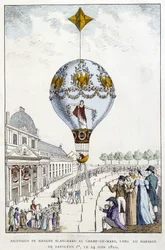 Madame de Blanchards himmelfart til Champs-de-Mars ved Napoleons bryllup 1. juni 24.