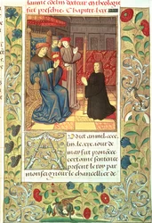 Atlas Ms Fr.2679 f.377 Jacques Coeur (c.1395-1456) før Charles VII (1403-61) c.1390-1453