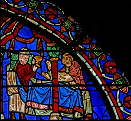 Biskop Pappolus - i St Cheron-vinduet (w15)