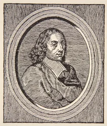 Blaise Pascal, illustration fra History of the French Nation, Sciences, bind I & II, af Gabriel Hanotaux (1853-1944), 1924
