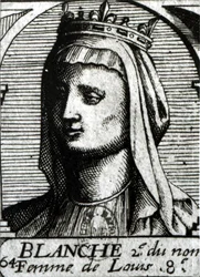Blanche af Castilien (1188-1252) Dronning af Frankrig