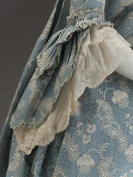 Blå kjole, ca. 1760 (silkebrokade)