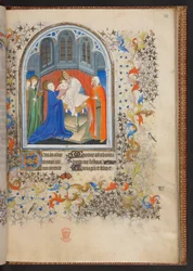 Timebog, Tilføj MS 32454 f.38r, Frankrig