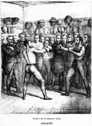 Boksning: øvelse Lecour - Carnavalet.¿