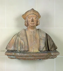Buste af kansler Antoine Duprat (1463-1535) (terracotta)