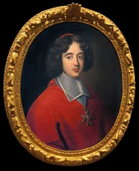 Kardinal de Bouillon, abbede af Tournus fra 1660 til 1715, initiativtager til opførelsen af hotel dieu. Anonymt maleri, fransk kunst 1600-tallet. Hotel Dieu, Musée Greuze, Tournus.