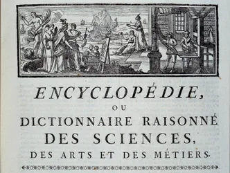 Kapitelleder for Encyclopedia of Diderot og Alembert