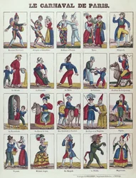 Karnevalet i Paris, ca. 1840