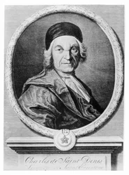 Charles de Saint-Évremond (gravering)