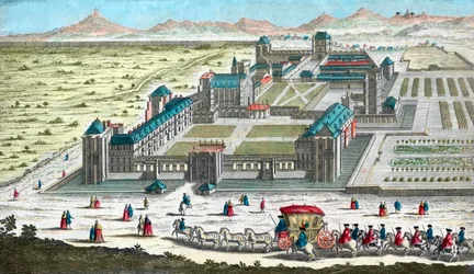 Chateau de Vincennes nær Paris - i det 18. århundrede