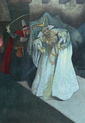 Askepot med sin fe-gudmor, ca. 1911