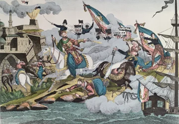 Erobring af Algier af franske tropper i 1830, ca. 1830-40