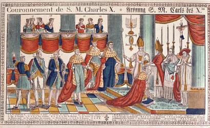 Kroningen af Karl 10. (1757-1836) i Reims, 29. maj 1825