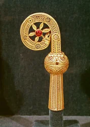 Crozier of St. Robert, c.1100 (forgyldt sølv)