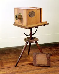 Daguerreotype-kamera af Alphonse Giroux fra Paris (træ)
