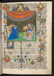 David ja Herra, Johannes Peloton Breviary, Add. 35311, f.8r