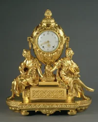 Tidlig Louis XVI Mantel-ur, ca. 1765 (ormolu)