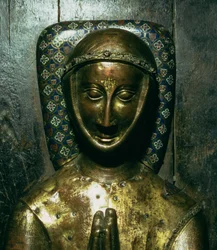 Billede af William de Valence (d.1296) Jarl af Pembroke, Limoges (kobberbelagt træ)