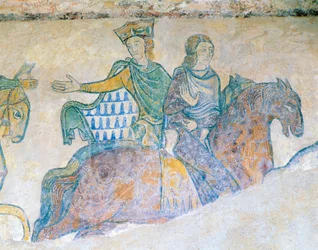 Eleanor af Aquitaine, dronning af England og hendes svigerdatter Isabella af 