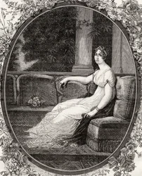 Kejserinde Josephine, fra "Histoire de la Revolution Francaise" af Louis Blanc (1811-82)