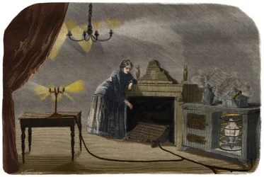 Gravering fra 1857 i "Le Musee Des Sciences" (gravering)