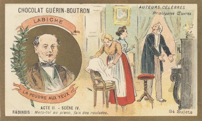 Eugene Labiche (1815-1888), fransk dramatiker, forfatter til "La poudre aux yeux", komedie i to akter (1861)