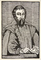 Fabri de Peiresc, kopi af Boris Mestchersky (d.1957) illustration fra Histoire de la Nation Francaise, Sciences, bind I & II, af Gabriel Hanotaux (1853-1944), 1924