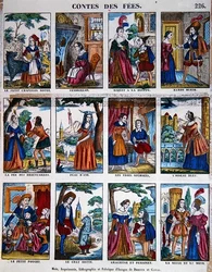 Eventyr, ca. 1840 (farve litho)