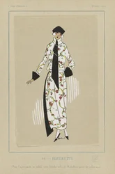 Fleurette, fra Tres Parisiens, pub. 1922 (stenciltryk)