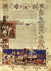 Fr 4274 fol.6 Afgang til korstogene, 1352