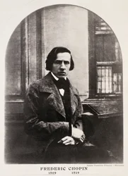 Frédéric Chopin (1810-49), graveret efter en daguerreotypi