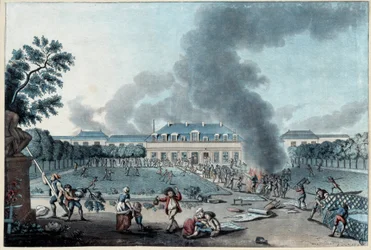 Fransk revolution: "" Reveillon 28. april tapetfremstilling plyndret