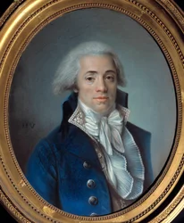 Fransk revolution: "" Portræt af Bertrand Barere de Vieuzac (1755-1841), medlem af Comite de Salut Public"" Pastelmaleri af Ecole francaise. Paris fra det 18. århundrede, Musee Carnavalet - Fransk revolution: "" Portræt af Bertrand Barere de Vieuzac (17.
