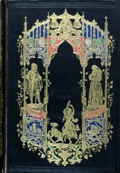 Forside på en udgave af Notre-Dame de Paris af Victor Hugo (1802-85) udgivet af Editions Perrotin, Paris, 1844 (læder og guld)
