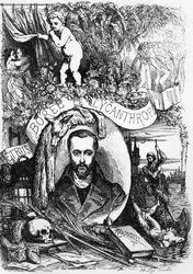 Frontispice til Champavert af Petrus Borel, Lycanthropen (1809-59) 1872