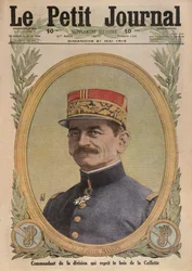 General Charles Mangin, forsideillustration fra Le Petit Journal, supplement illustre, 21. maj 1916