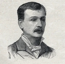 Georges Courteline, ved hans rigtige navn Georges Victor Marcel Moinaux (1858-1929), fransk romanforfatter og dramatiker, i "Le Petit Parisien""