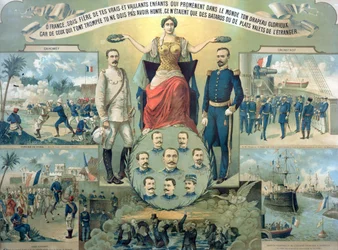 Glorificering af kampagnen i Dahomey (Benin) og Cronstadt