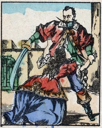 Illustration til "" Blåskæg""