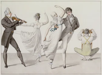 Illustration fra "Le Bon Genre", c.1810